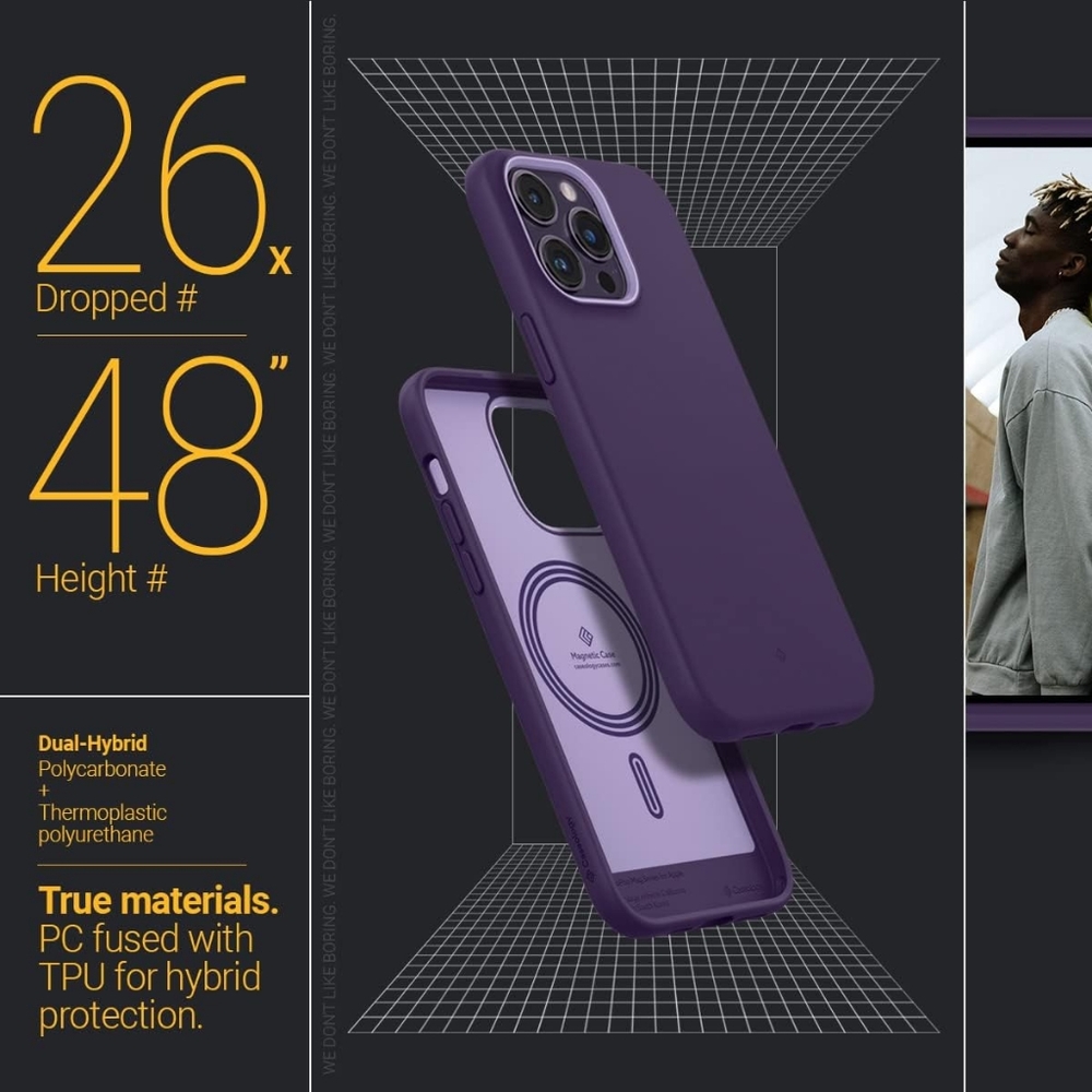 Caseology Nano Pop Mag Silicone Case for iPhone 14 Pro Max - Picture 2 of 5